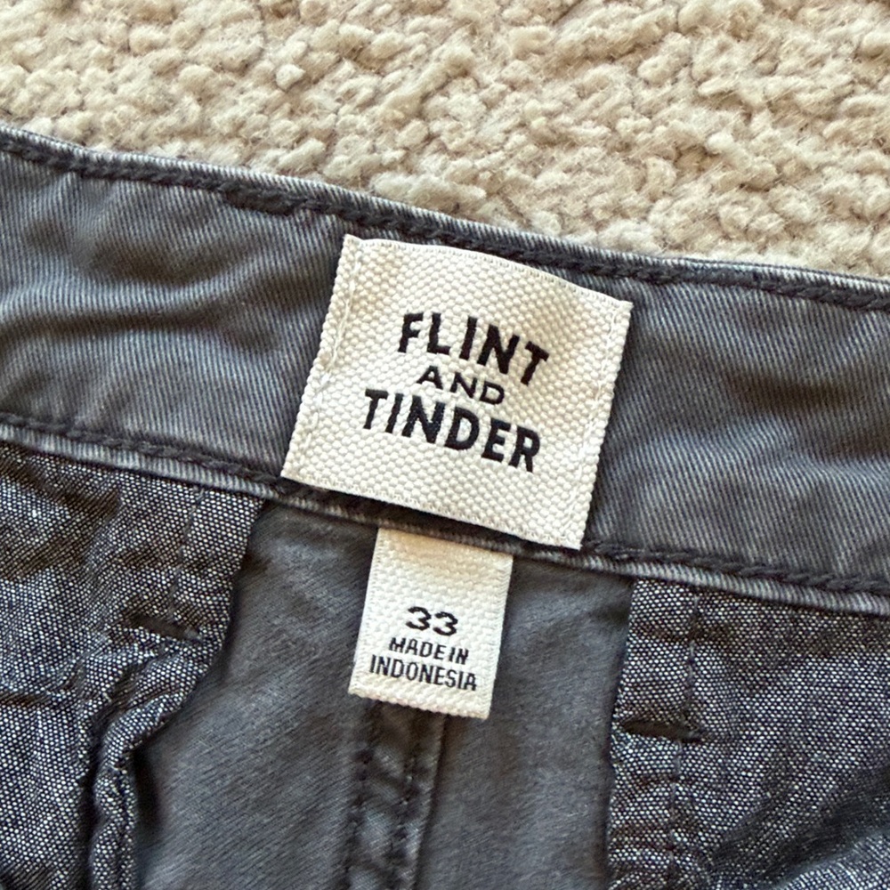 Huckberry Flint & Tinder shorts BUNDLE (2) — tan and grey - Picture 2 of 4